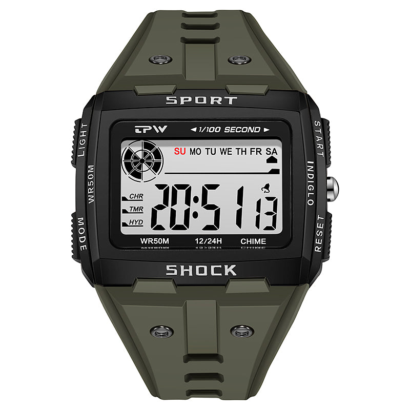 Orologio Sportivo Impermeabile 5ATM da Uomo