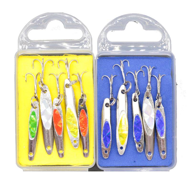 Set Esche in Metallo con Amo e Piuma