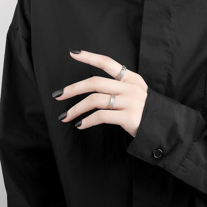 Anello in Argento Sterling 925 con Zircone Verde