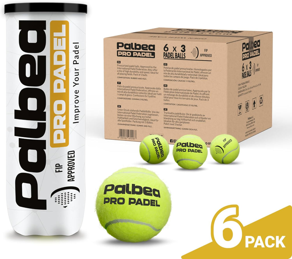 Palline Padel Approvate FIP - Palbea Pro Padel