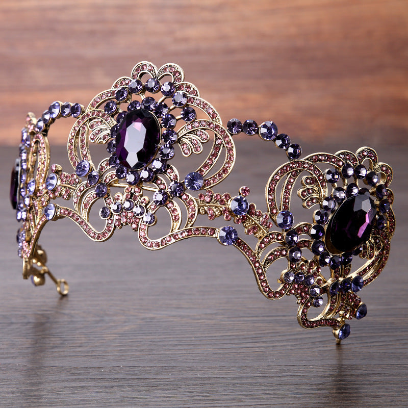 Corona Tiara da Sposa Vintage Viola