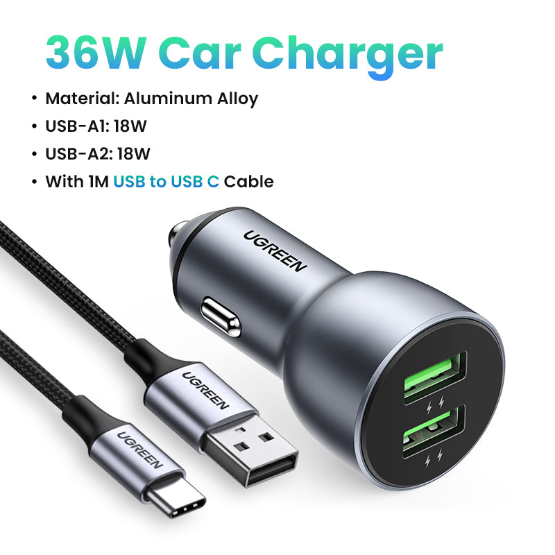 3.0 36 W Universal Car Charger for Phones