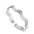 Bracciale in Argento Sterling a Forma di Onda