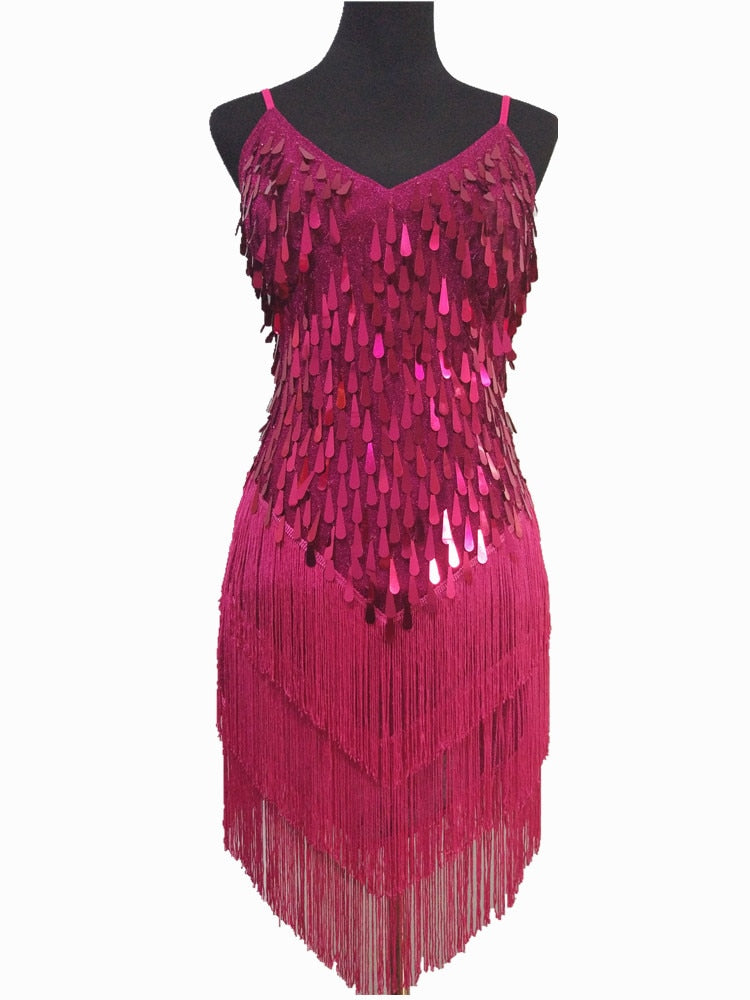 Miniabito Flapper Lucido da Donna