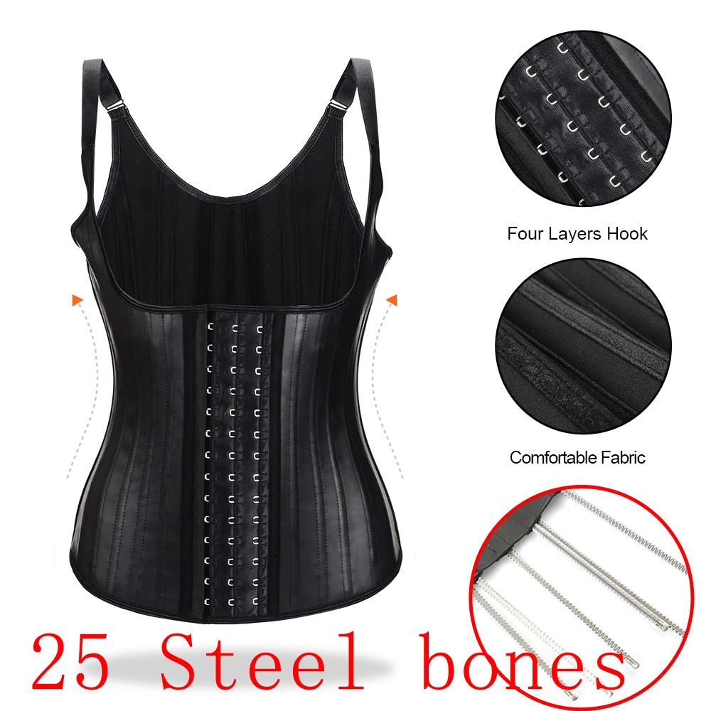 Corsetto Modellante da Donna con 25 Stecche in Acciaio