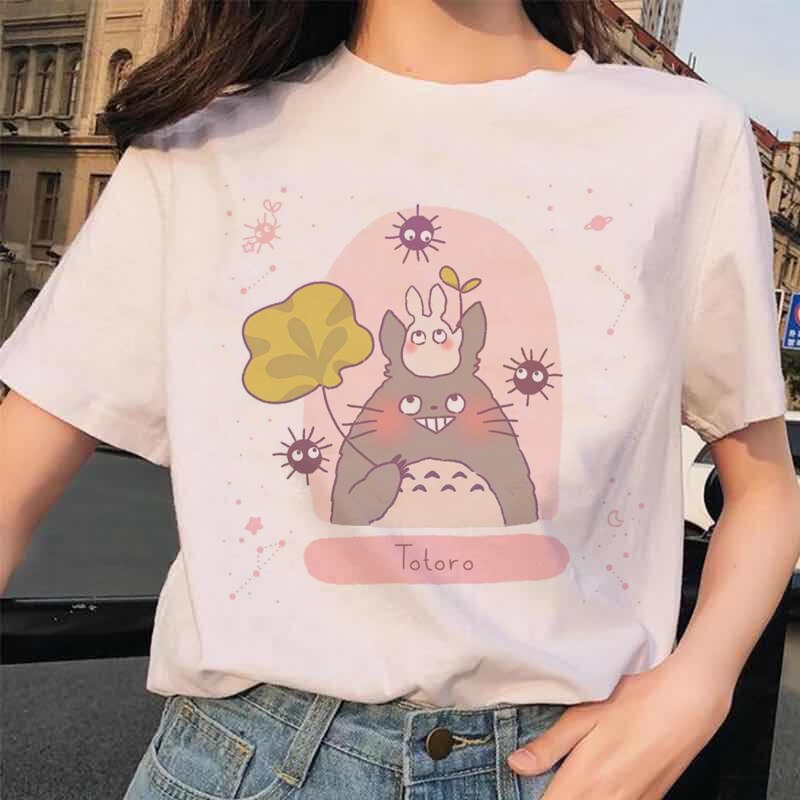 T-Shirt con Stampa Kawaii da Ragazza