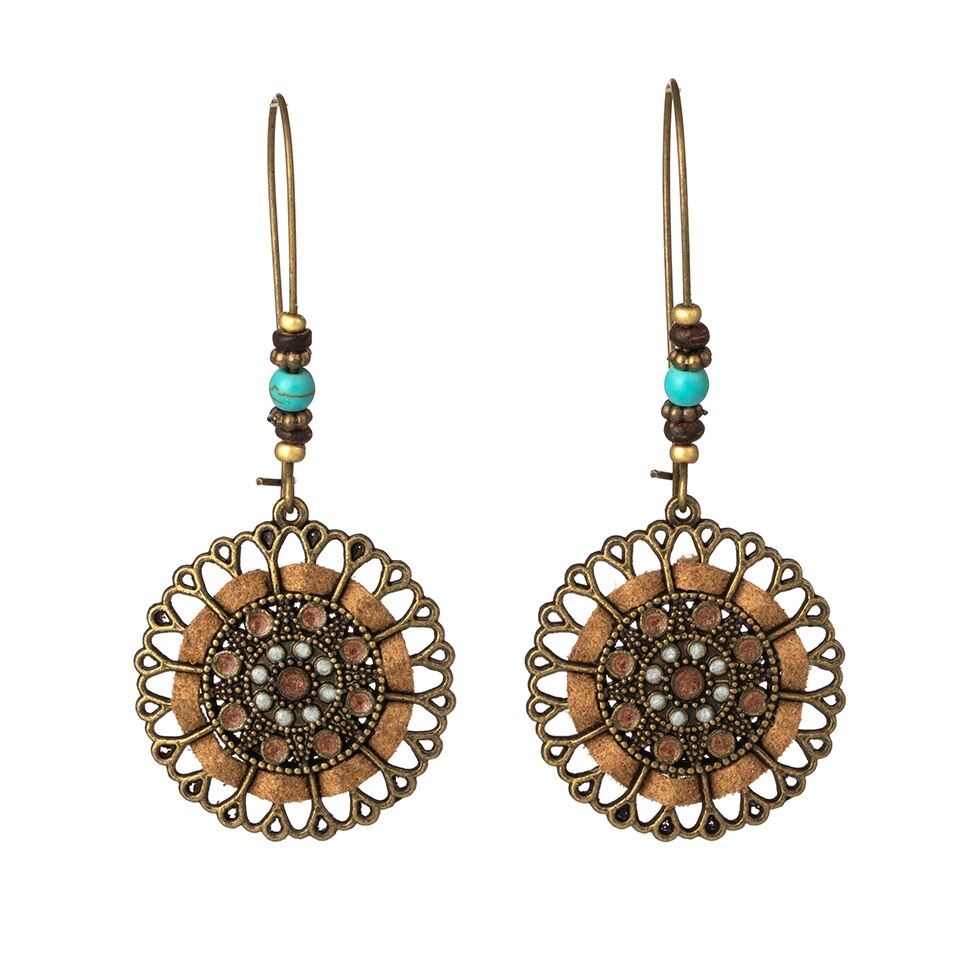 Orecchini a Goccia Colorati Stile Boho da Donna