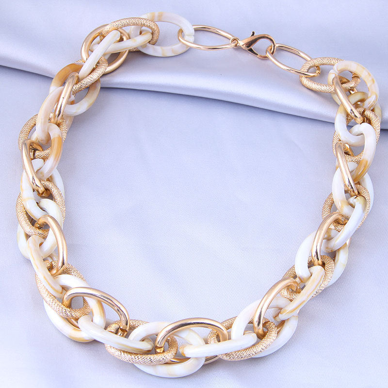 Collana Choker Punk con Lucchetto da Donna