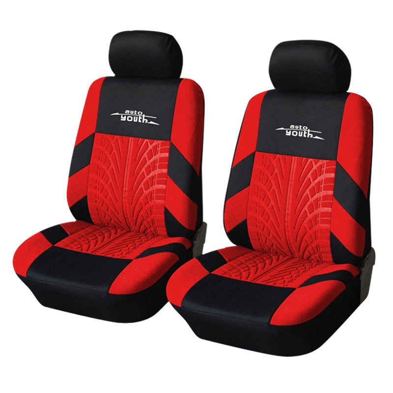 Set Coprisedili Auto Universali con Motivo Battistrada