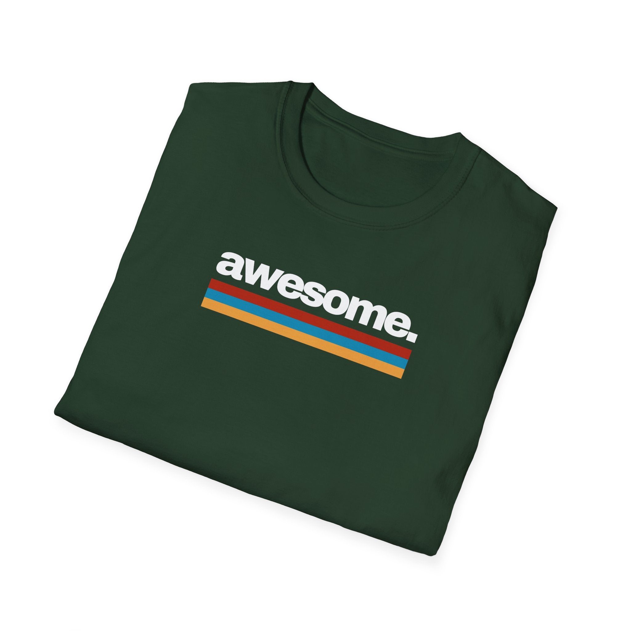 T-shirt Unisex AWESOME Stile Casual Moda