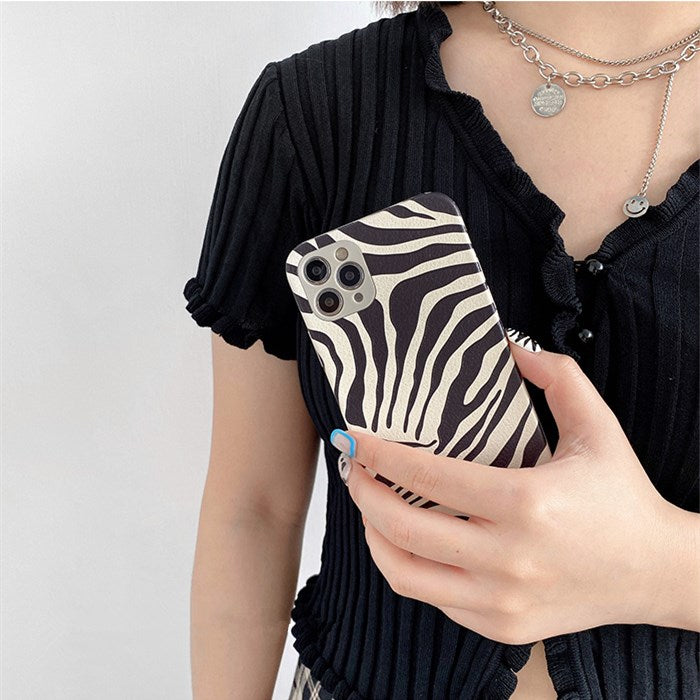 Cover iPhone con Fantasia Zebrata da Donna