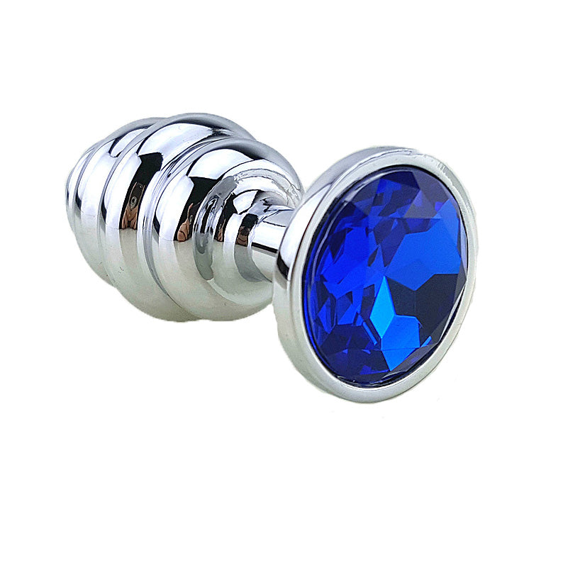 Cute Ergonomic Bullet Shaped Metal Anal Plug