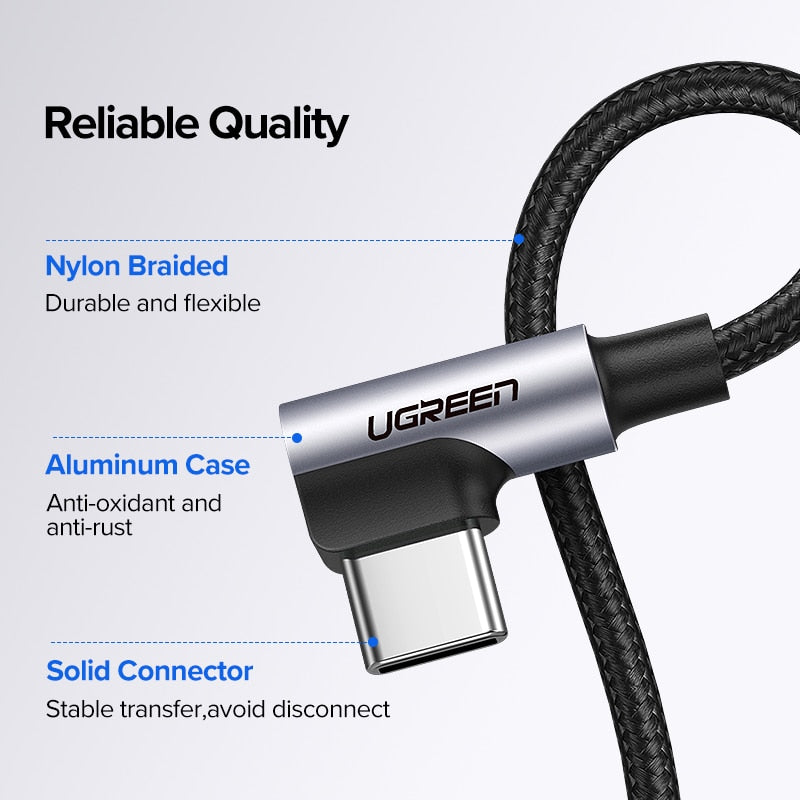 Cavo Type-C ad Angolo 90 Gradi per Smartphone