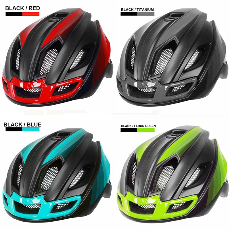 Ultralight Cycling Helmet with LED Light