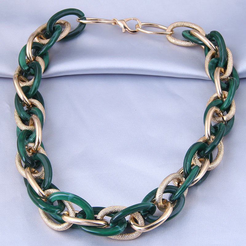 Collana Choker Punk con Lucchetto da Donna