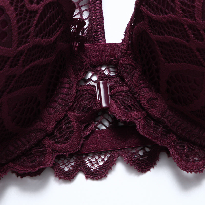Set Lingerie in Pizzo con Chiusura Frontale da Donna