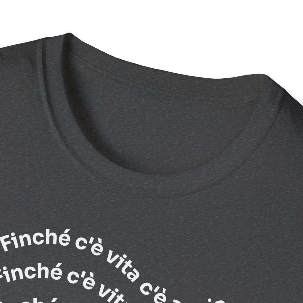T-shirt Unisex C È ANSIA Stile Casual Moda