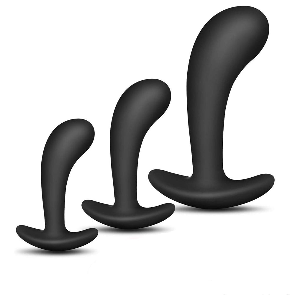 Set 3 Plug Anali Vibranti in Silicone