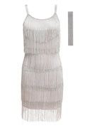Miniabito Flapper da Donna con Cerchietto