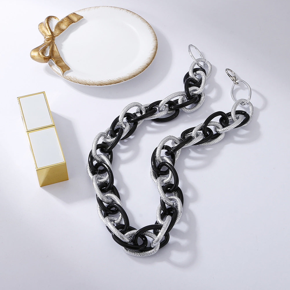 Collana Choker Punk con Lucchetto da Donna
