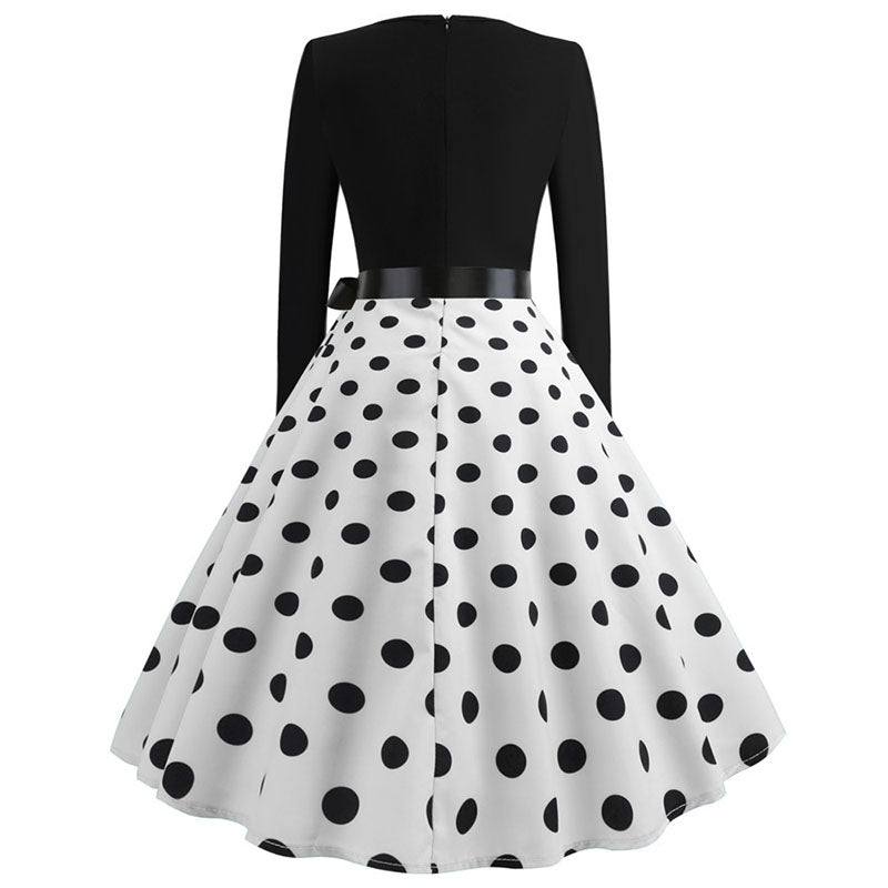 Vestito Swing Donna Stile Natalizio