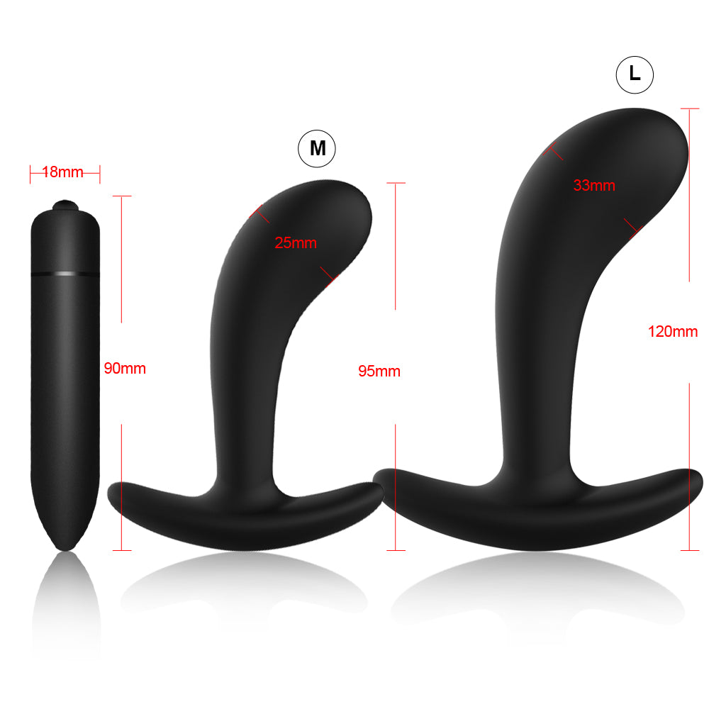 Set 3 Plug Anali Vibranti in Silicone
