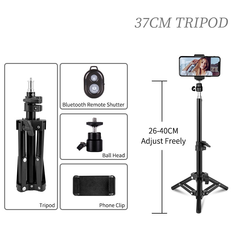 Screw Head Universal Portable Selfie Tripod