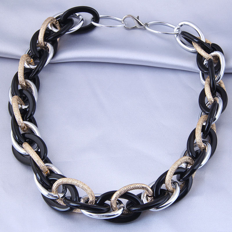 Collana Choker Punk con Lucchetto da Donna