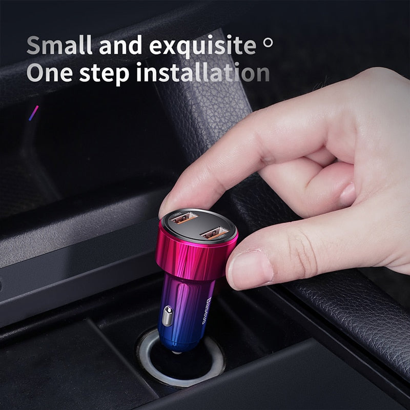 Caricatore Auto USB Ricarica Rapida 3.0