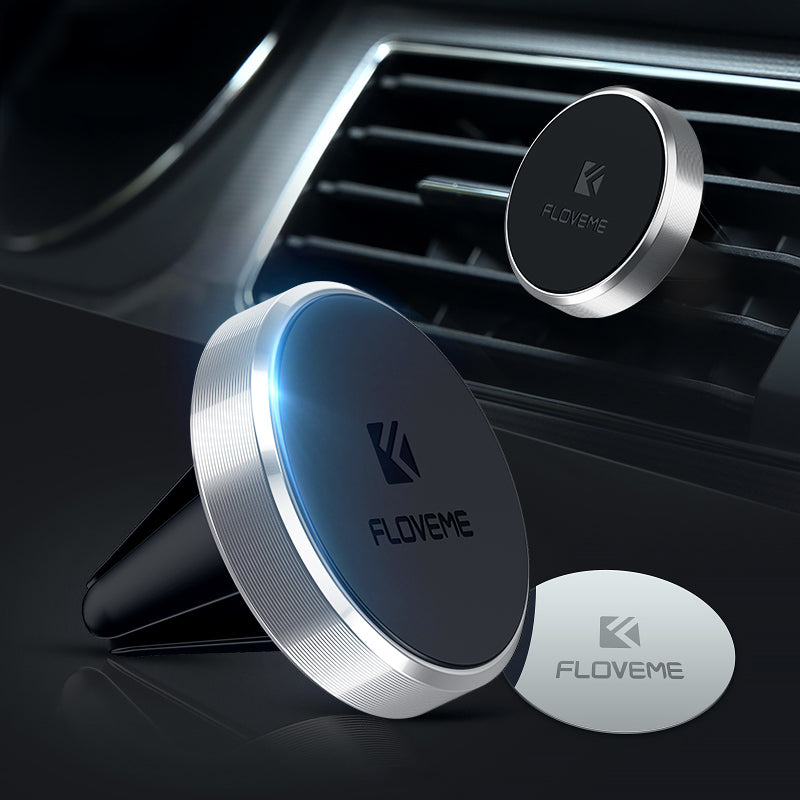 Supporto Magnetico da Auto per iPhone Rotante 360° in Alluminio