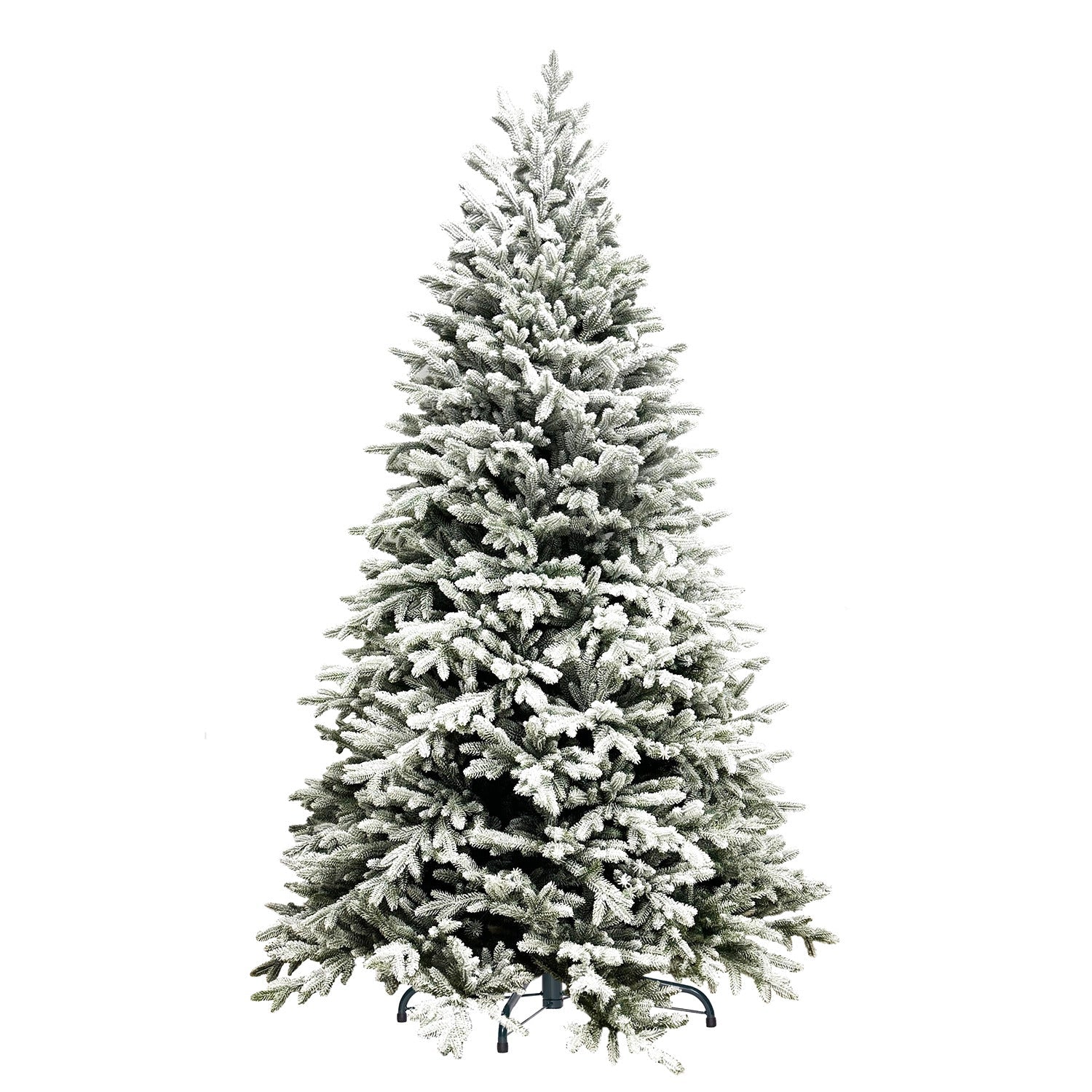 Albero di Natale innevato TOTAL PE | ALASKA SNOW | altezza 220cm - diametro 140cm - rami 1.141