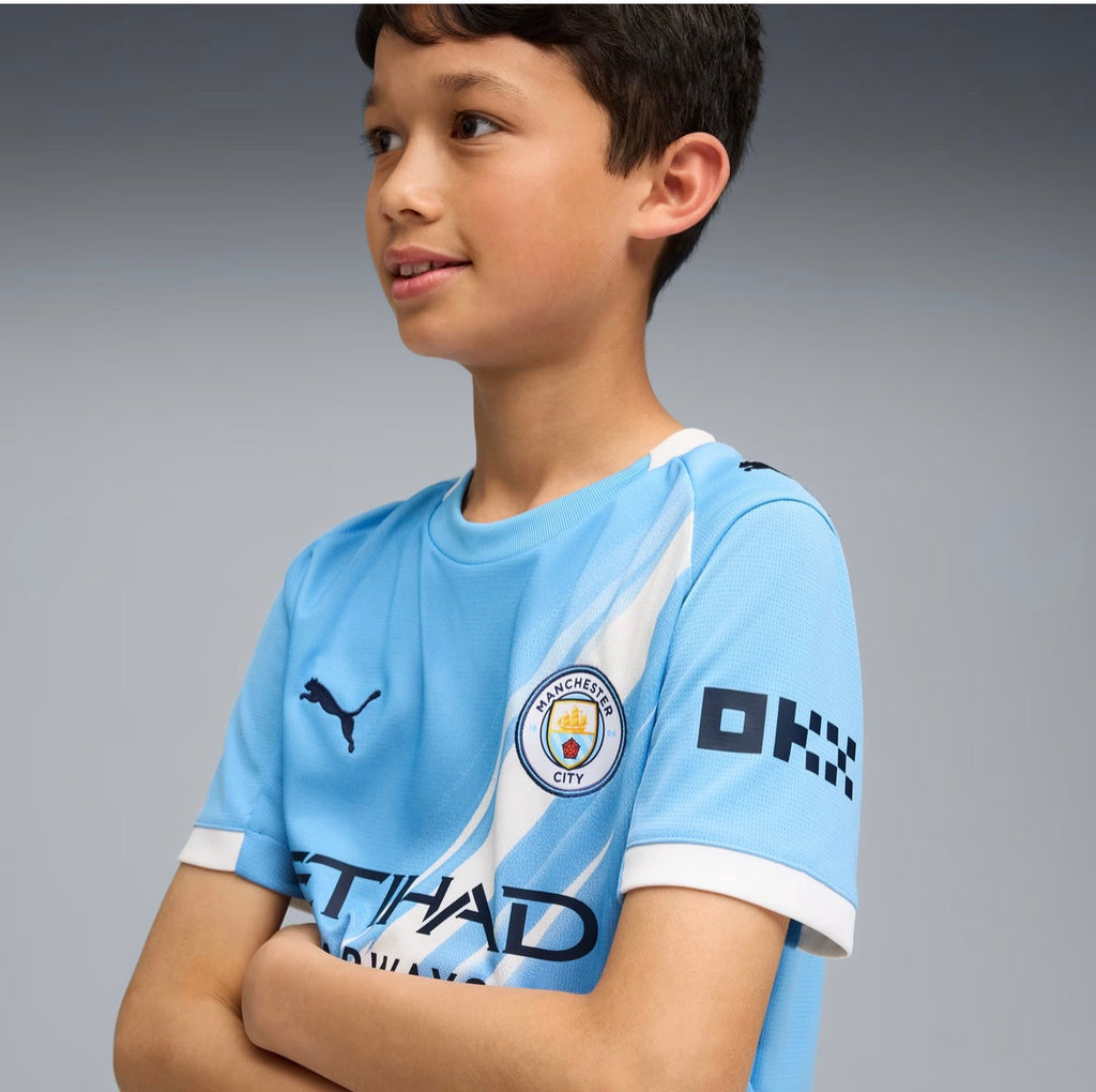 Maglia Puma Calcio MCFC Home Junior Ragazzo Manchester City 2025/2026