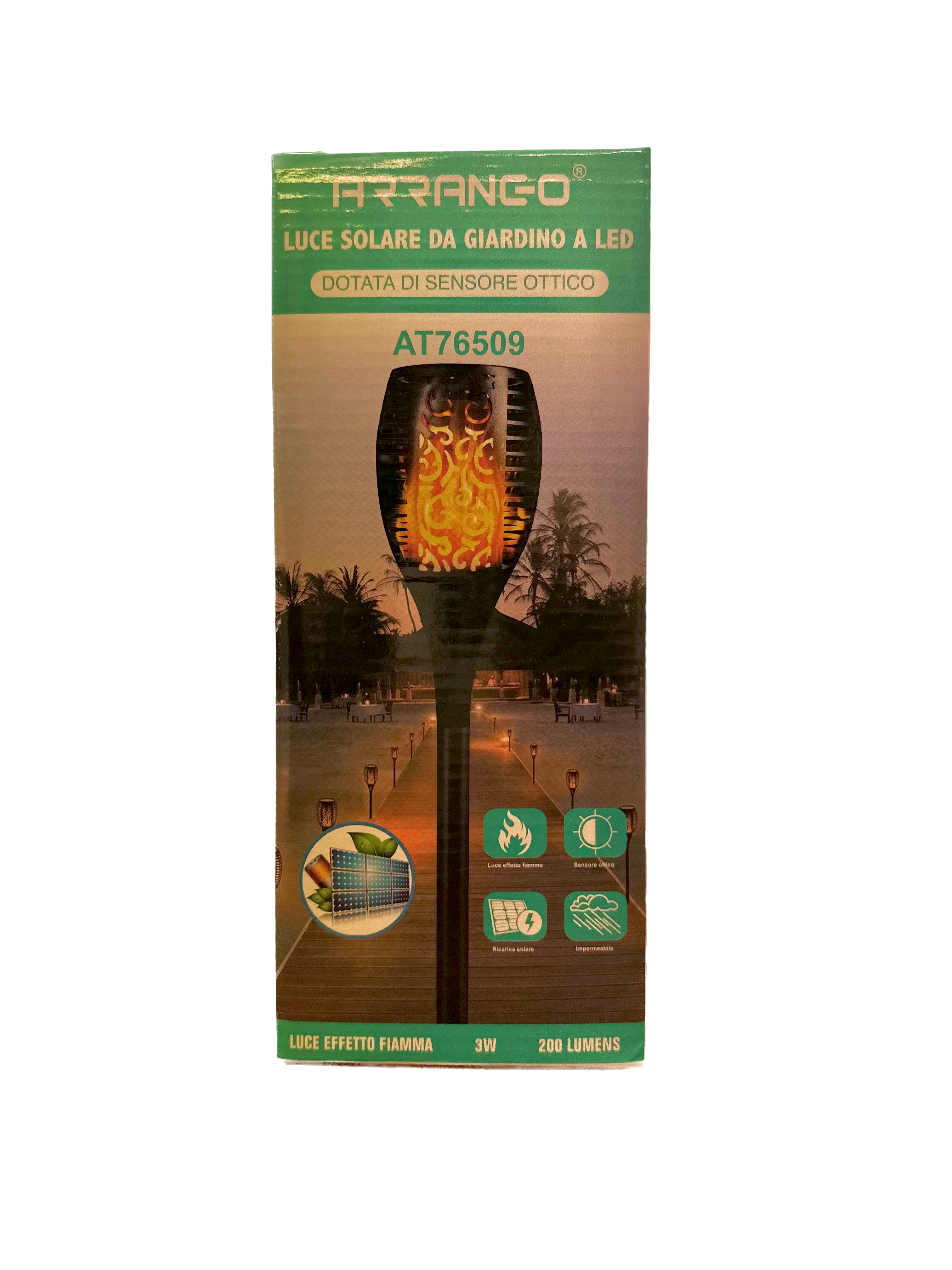 Torcia solare con Effetto Fuoco Sun Blaze - BUNDLE 6 Pezzi