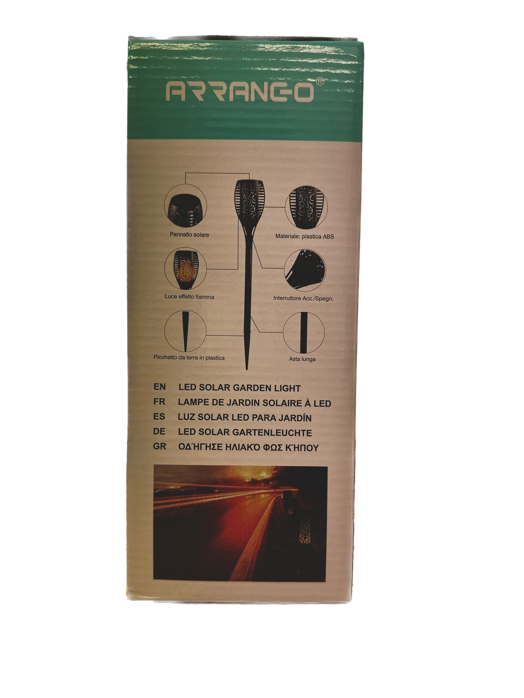 Torcia solare con Effetto Fuoco Sun Blaze - BUNDLE 6 Pezzi