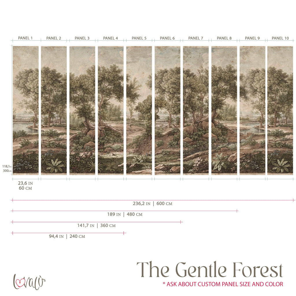 Murale - The gentle forest