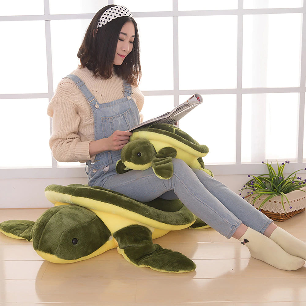 Green Turtle Plush Toy