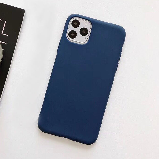 Solid Color Silicone Case for iPhone