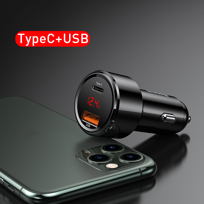 Caricatore Auto USB Ricarica Rapida 3.0