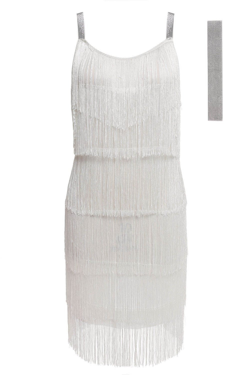 Miniabito Flapper da Donna con Cerchietto