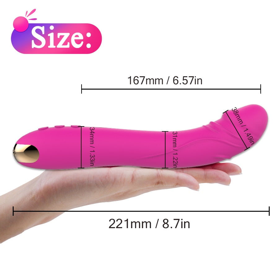 Vibratore Morbido in Silicone 10 Modalità