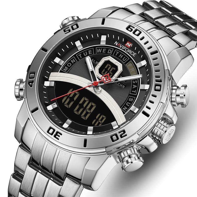 Orologio Tattico in Acciaio Inossidabile da Uomo