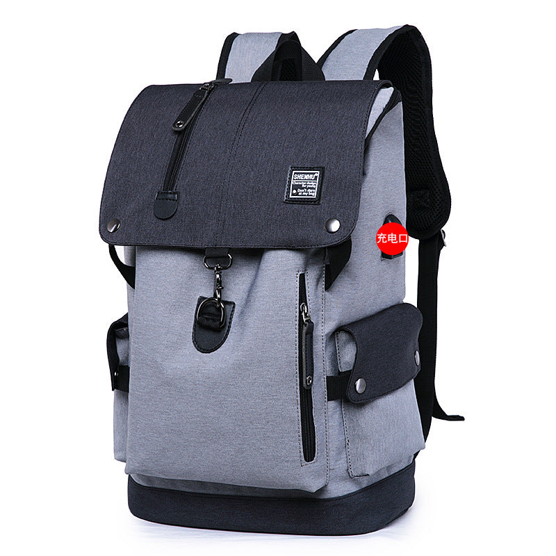 Zaino da Viaggio Multi-Scomparto con Porta USB da Uomo