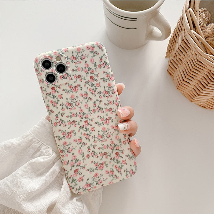 Cover iPhone con Stampa Floreale da Donna