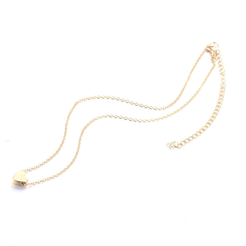 Collana con Ciondolo a Forma di Cuore da Donna