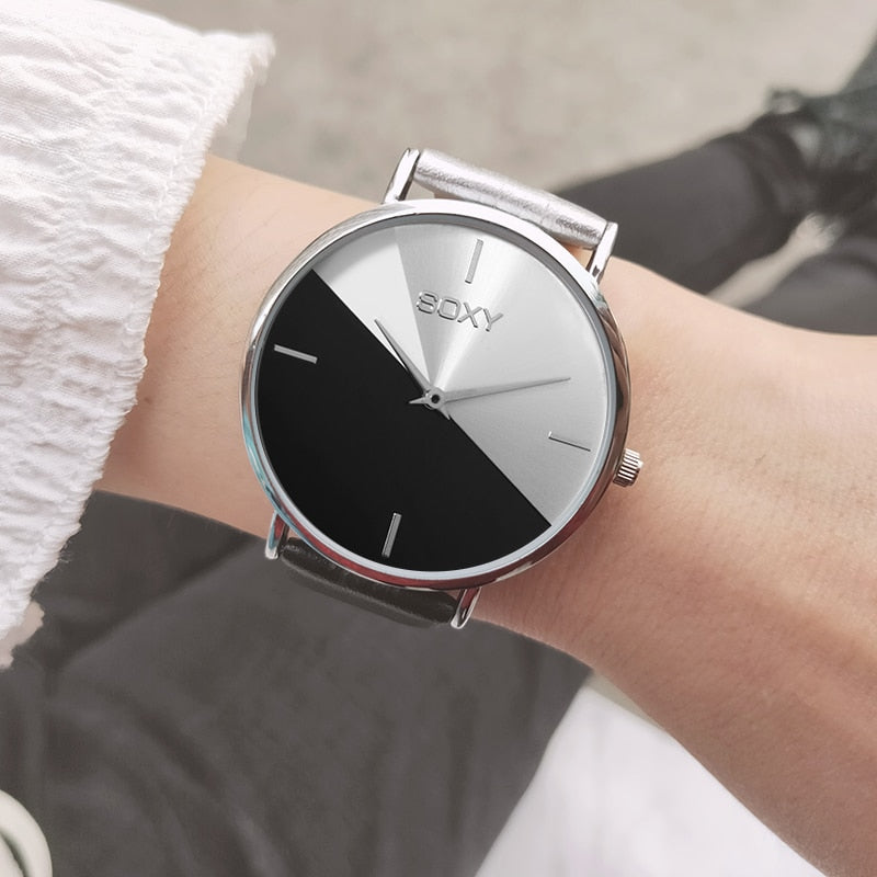 Orologio da Donna con Cinturino in Pelle