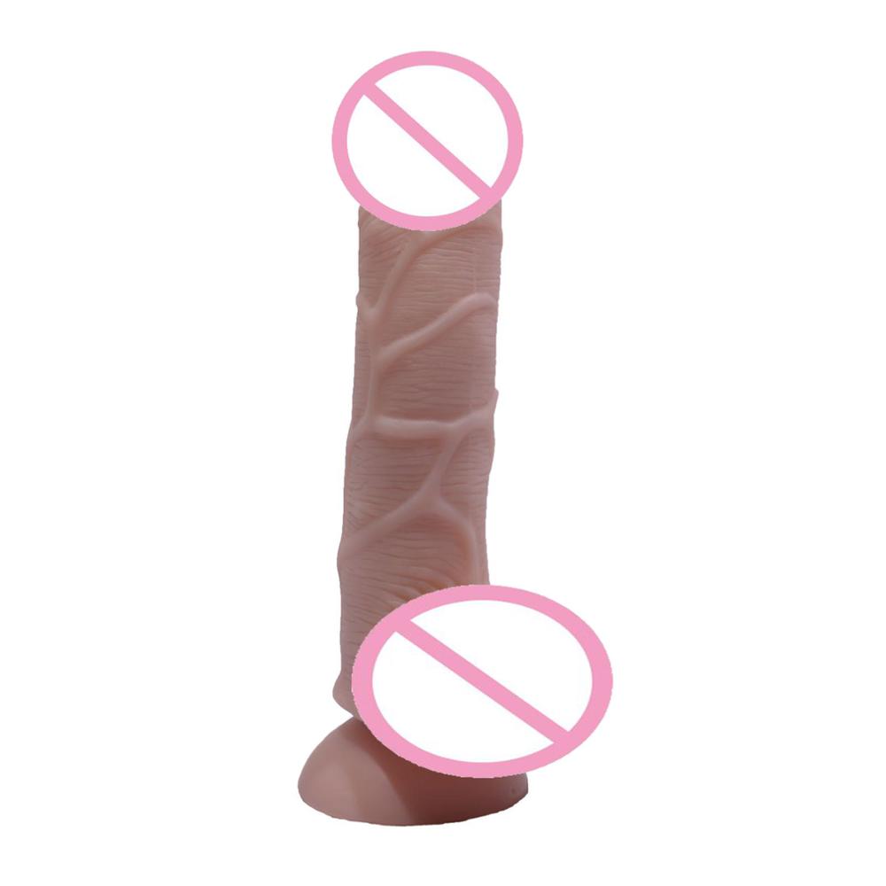 Cute Realistic Ergonomic Flexible Silicone Dildo