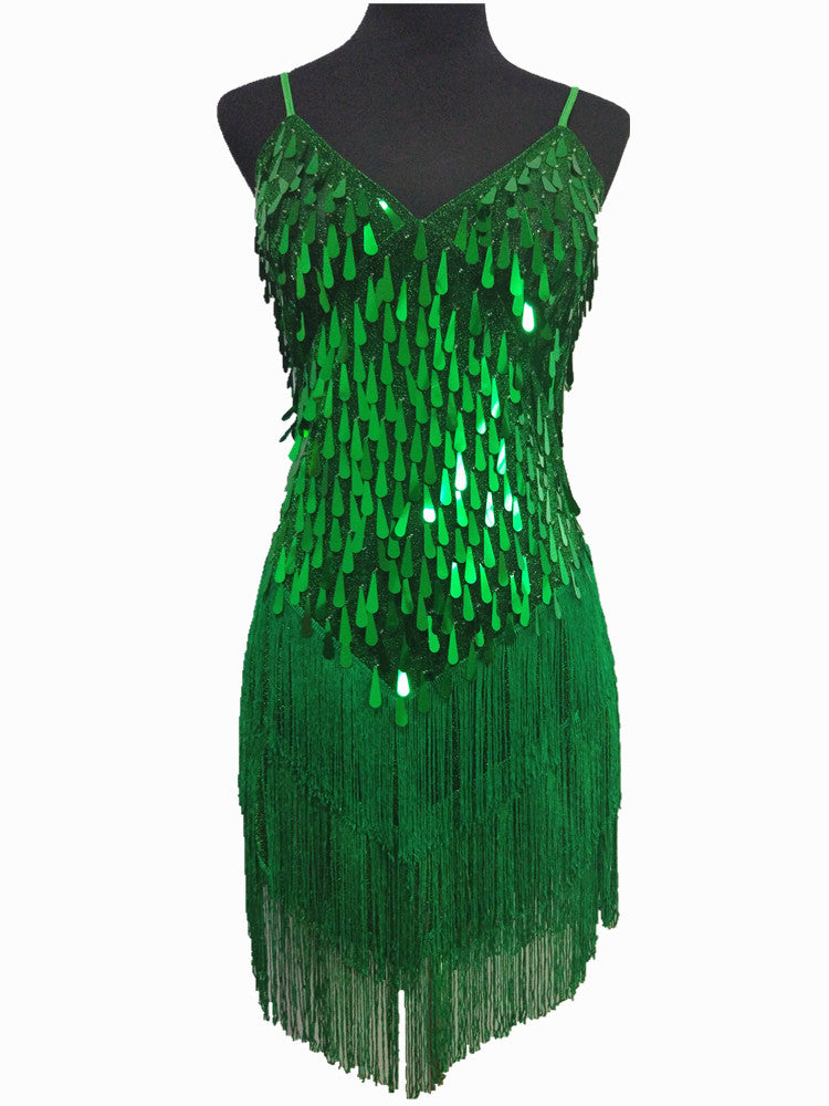 Miniabito Flapper Lucido da Donna