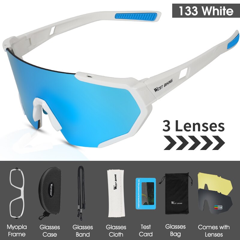 5 Lens Polarized Cycling Sunglasses