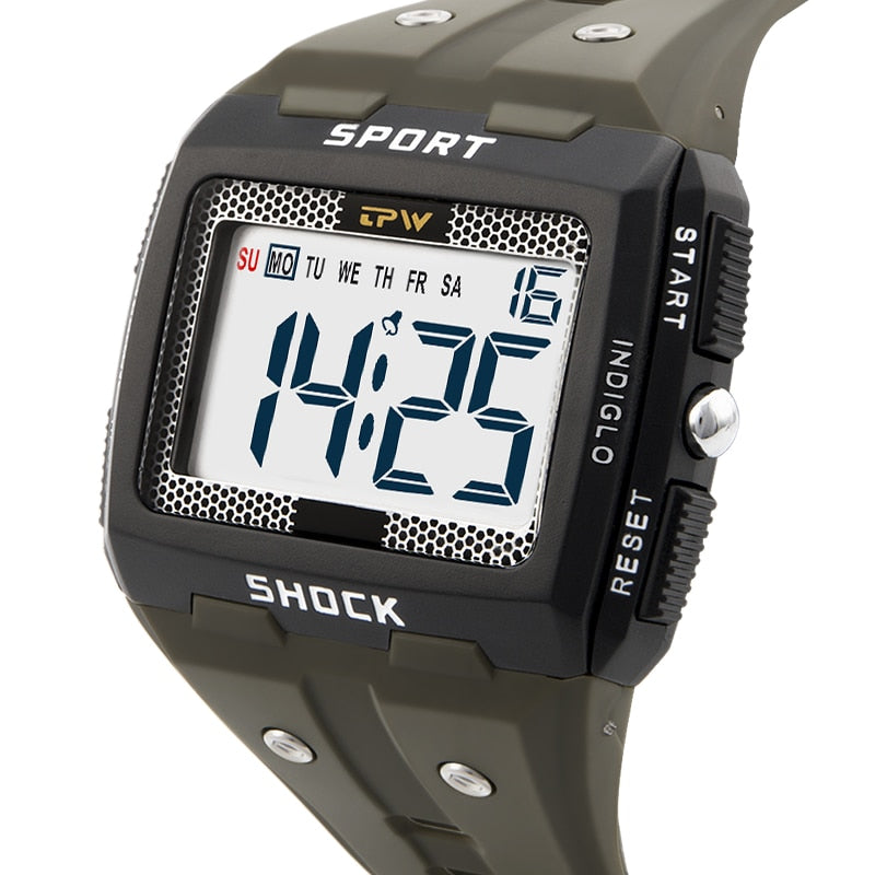 Orologio Sportivo Impermeabile 5ATM da Uomo