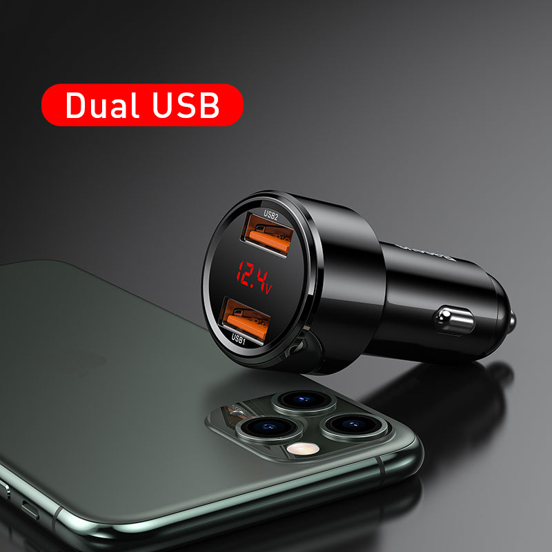 Caricatore Auto USB Ricarica Rapida 3.0
